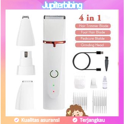 Pet Hair Clippers Shaver Set Grooming Hewan Peliharaan/4 IN 1 Pet Elektrik Alat Cukur Bulu/Alat Cukur Bulu Kucing