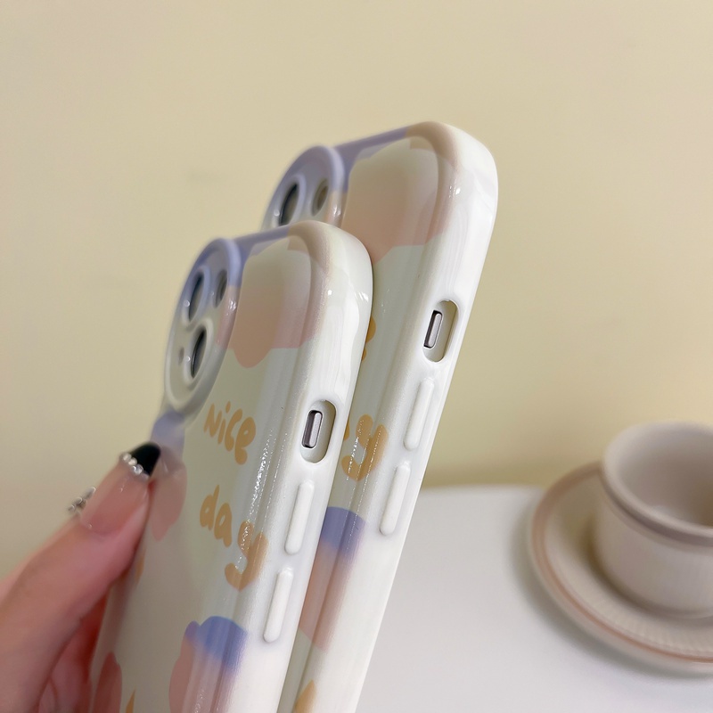 Soft Case Desain Tulip Air Cushion Untuk OPPO A57 A5 A9 A53 A33 A31 A7 A5S A12 A11K F9 Pro A15S A35 A32 A33 F11 A3S VIVO V23 S1 Y11 Y20 Y30 Y19 Y20i Y15S Y12