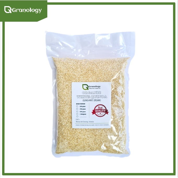 Quinoa Putih Organik / Organic White Quinoa (1 kilogram) by Granology