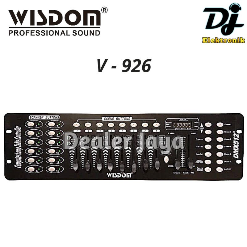 Mixer Lampu Wisdom V 926 / V926 Lighting DMX