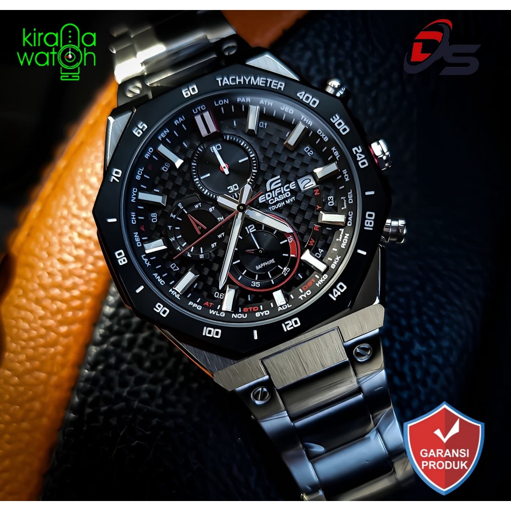 Jam pria casio edifice EQW A2100  DB 1A chronograph Preimum   181022