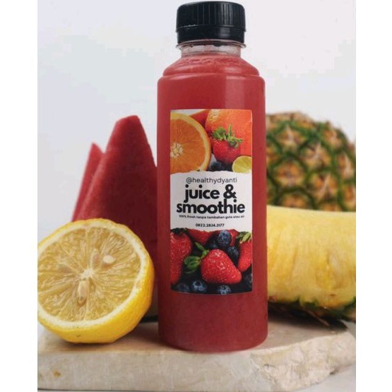 

Red Cold Pressed Juice Jus Sehat Jus Detoks Juice Detox Healthy Dyanti