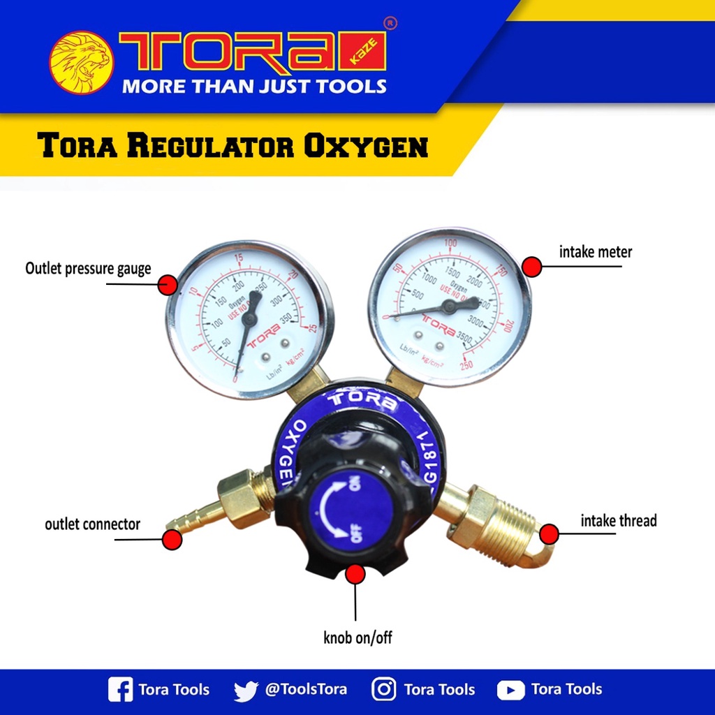 TORA Regulator Oksigen - Oxygen Regulator