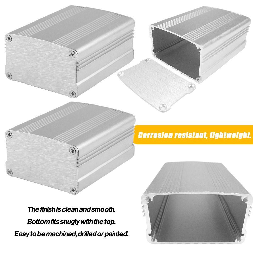 Top Circuit Board Shell Silver Shielding Box Alat Kotak Pelindung Perkakas Kotak Proyek Elektronik