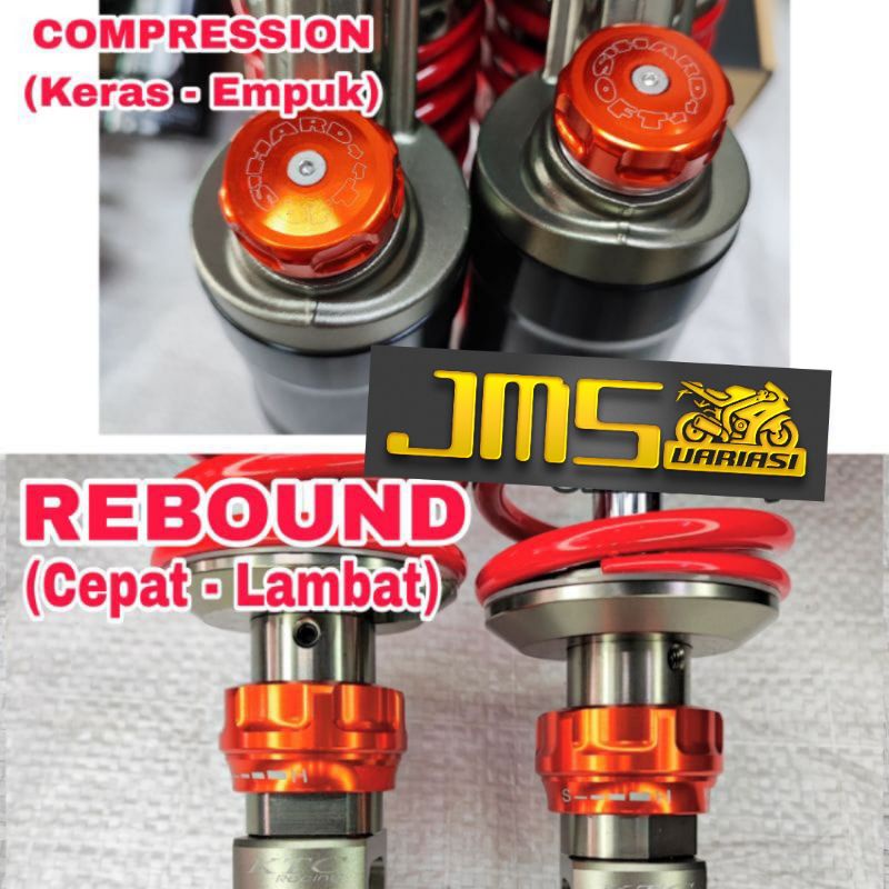 shock breaker ktc racing extreme original nmax lama nmax new aerox pcx 150 pcx 160 xmax 250 Blade RX king Vega Jupiter z fizr Revo Supra x 125