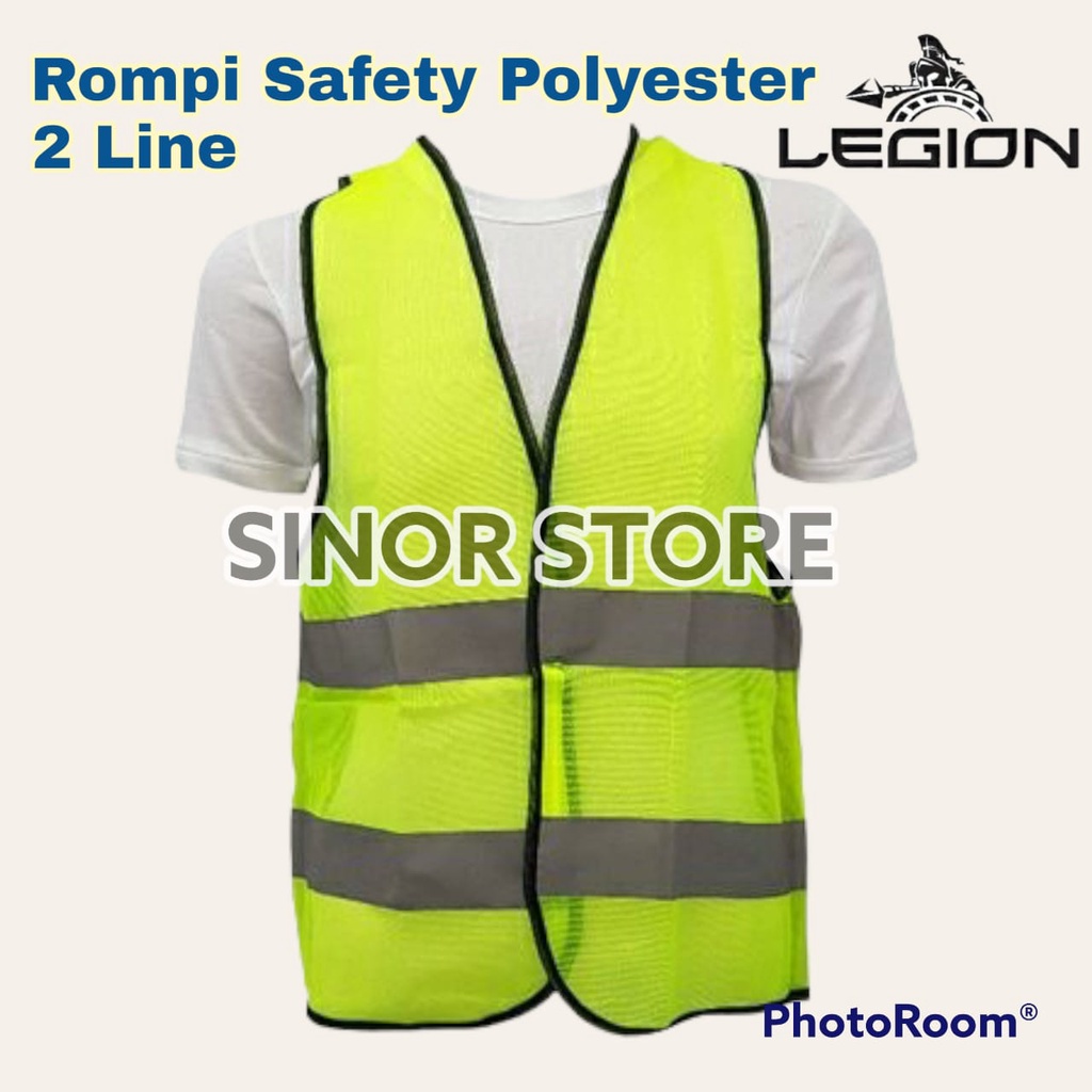 Rompi Safety Polyester Orange 2 Scotlight Safety Vest Proyek Polister Rompi Safety Legion