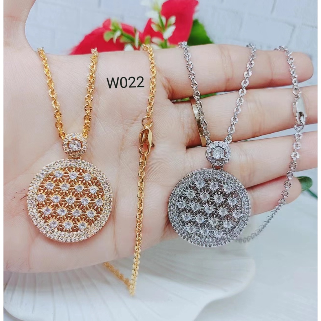 Kalung Xuping Mata Full Lapis Emas Perhiasan Fashion W022/023