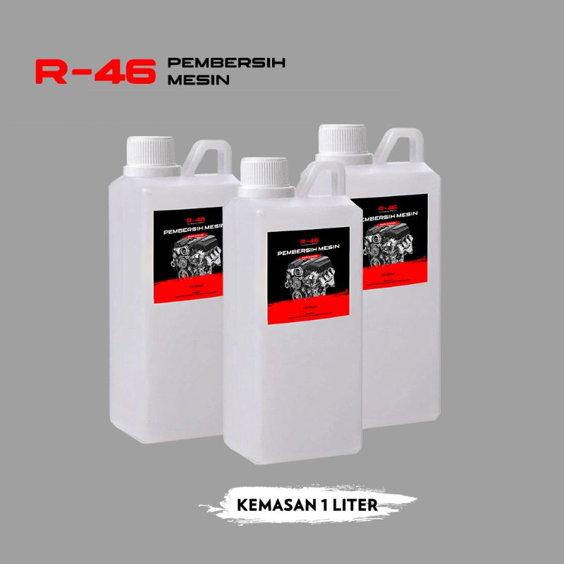 R46 Pembersih Kerak Mesin Motor dan Mobil/engine degreaser Ukuran 1 liter