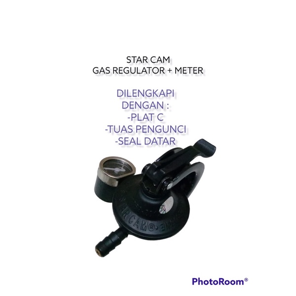 GAS REGULATOR + METER STARCAM / REGULATOR GAS LPG MERK STARCAM