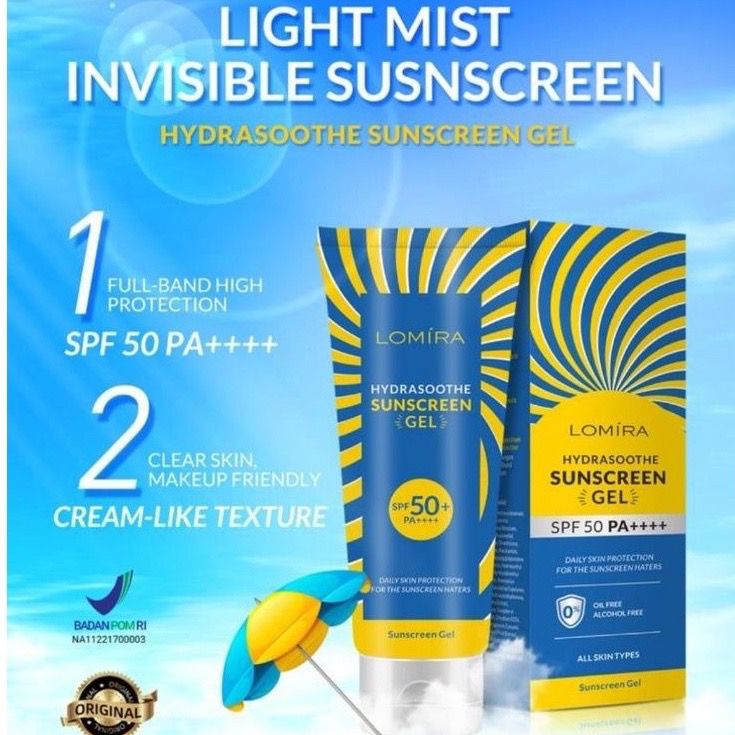 LOMIRA SUNSCREEN GEL SPF50