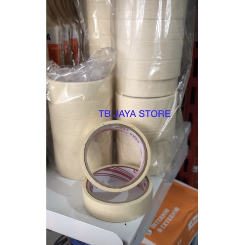 

LAKBAN KERTAS MASKING TAPE SOLASI KERTAS 1” INCH