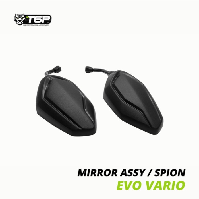 Spion Motor Vario 125 / 150 / Beat FI Honda TGP Aksesoris Variasi EVO - honda, TANGKAI PENDEK BAYAR DI TEMPAT