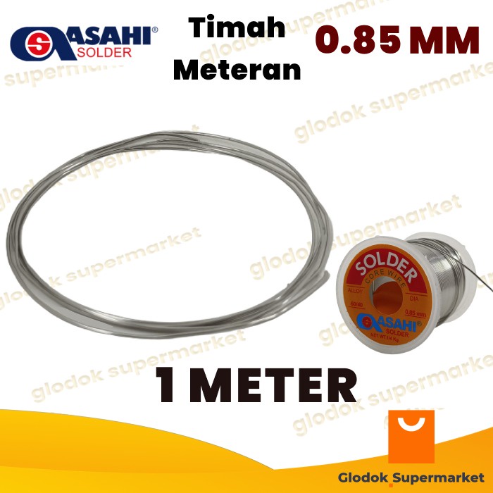 1 Meter Timah Solder ASAHI 0.85 mm