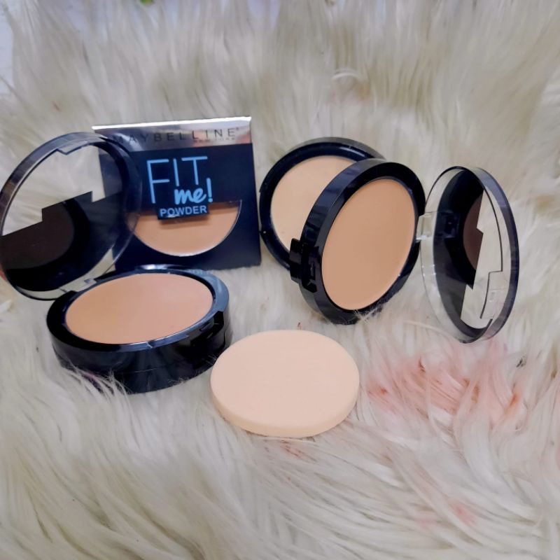 bedak maybelline fitme basah+padat