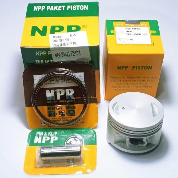 MOTOR SPAREPART MOTOR SEHER PISTON KIT SUZUKI THUNDER 125 OS 0.75 75