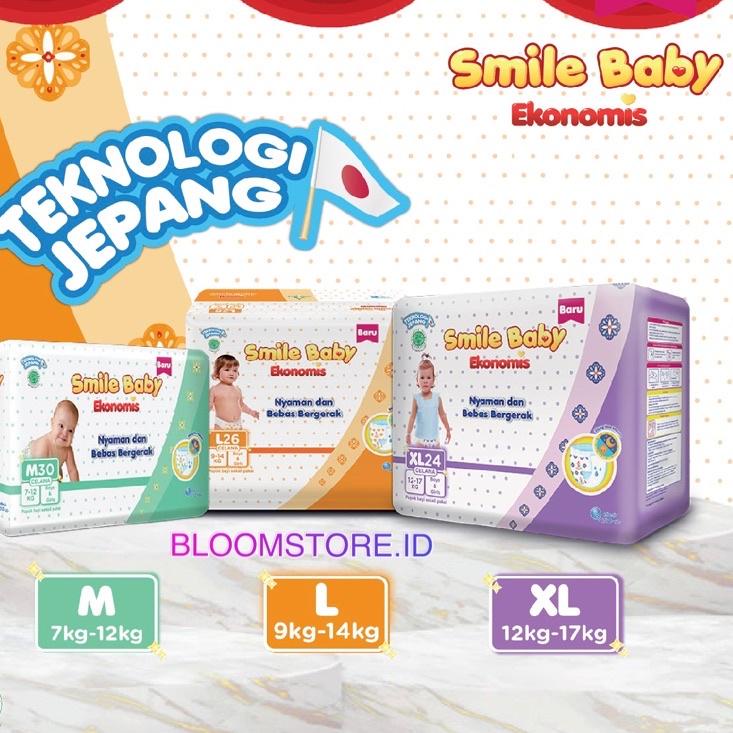 Recomend GOO.N GOON Smile Baby Ekonomis Size M30 L26 XL24 M 30 L 26 XL 24 Murah Promo Popok Celana S