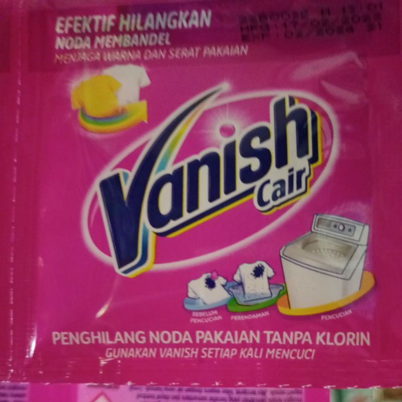 Vanish cair sachet @15ml