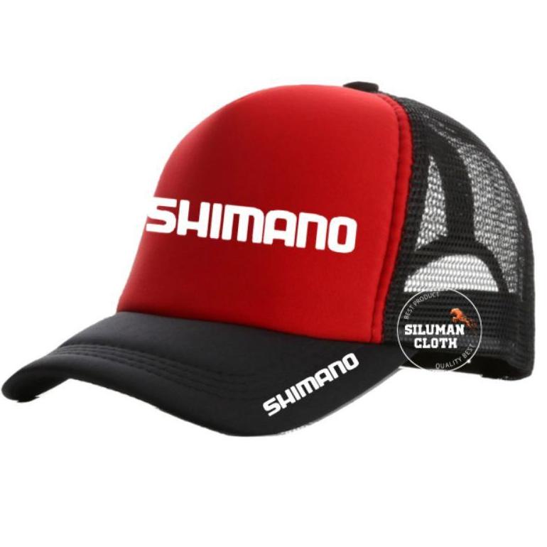 [SBH.18Oc22ι] Topi Shimano Hitam Merah Hitam