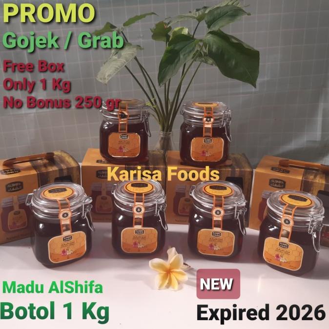 

[COD] Madu Al Shifa Botol 1 Kg ORIGINAL, Harga GROSIR, Khusus Gojek/Grab [COD]