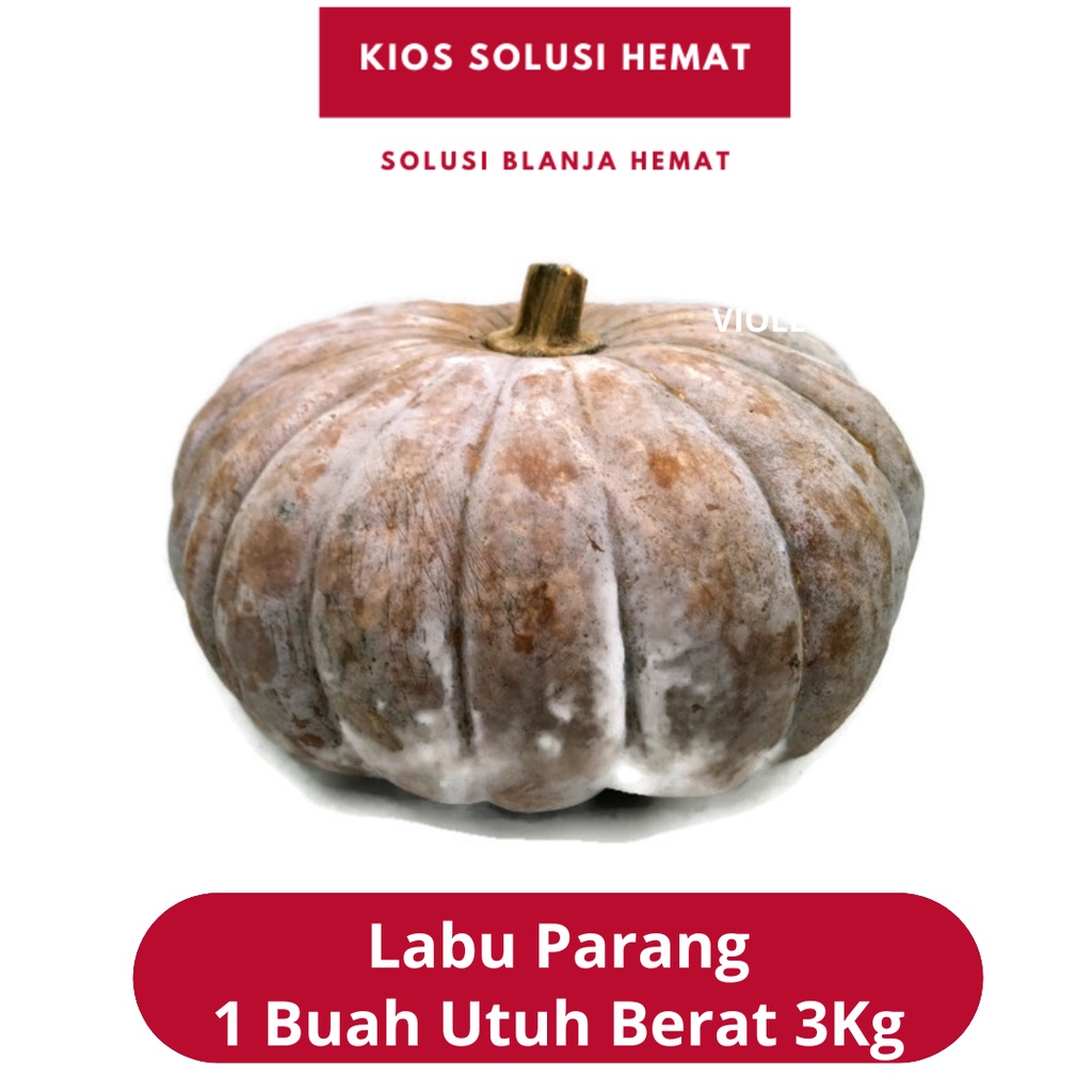 Jual Buah Labu Parang Kuning Waluh Bulat Utuh Berat 3kg Shopee