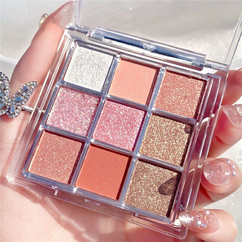 DIKALU COCO VENUS Korean Eyeshadow Palette 9 Warna Pigmented Eyeshadow Murah Glitter Eyeshadow