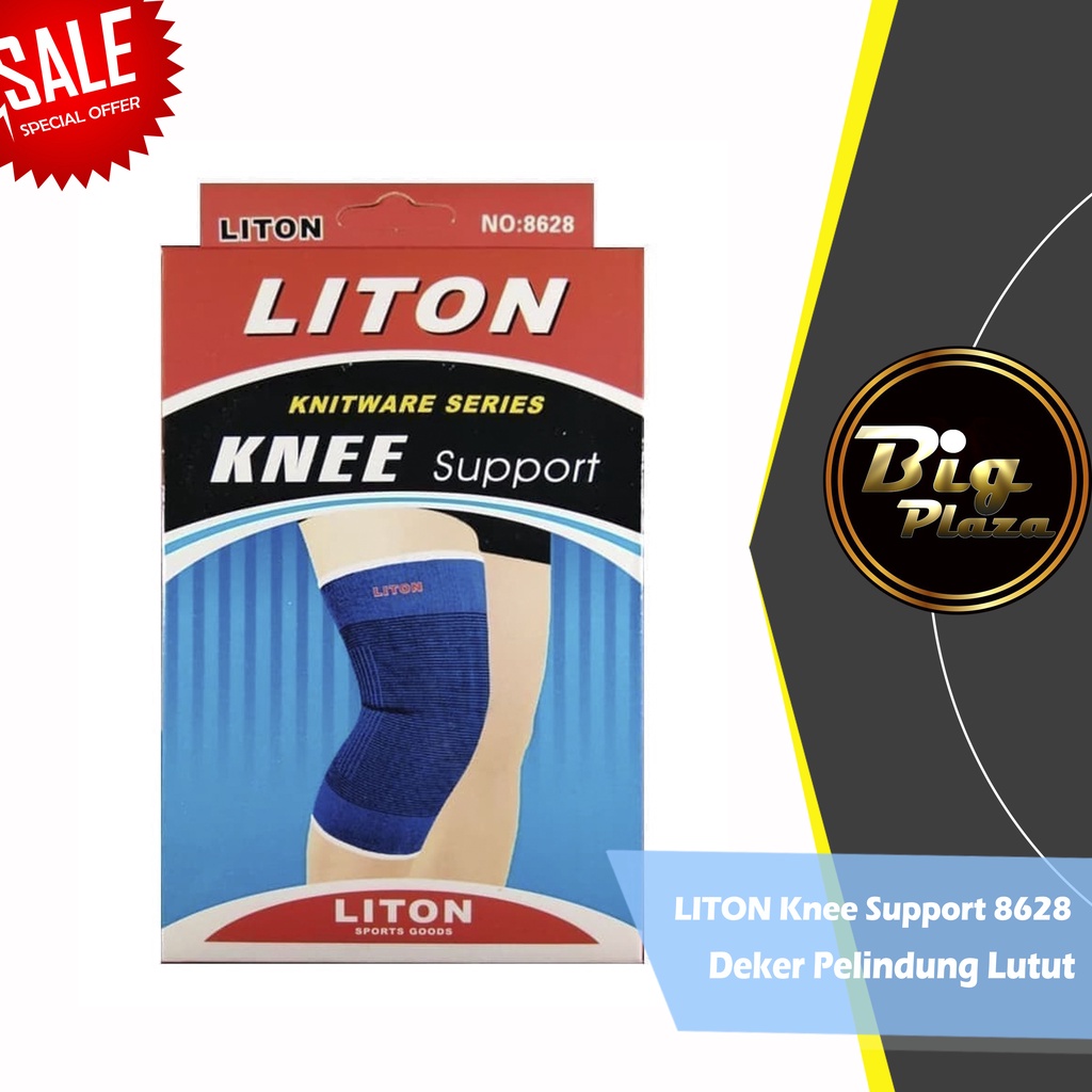 LITON Knee Support 8628 Deker Pelindung Lutut Elastis 0533