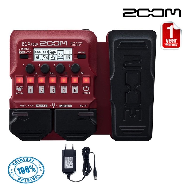 Zoom B1X FOUR AD16E Bass Multi-effects Processor / Multi Effect ZOOM B1X FOUR