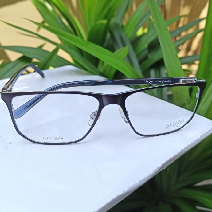 FF118 Frame kacamata Titanium Prestige Full Frame Kaca mata Minus Pria