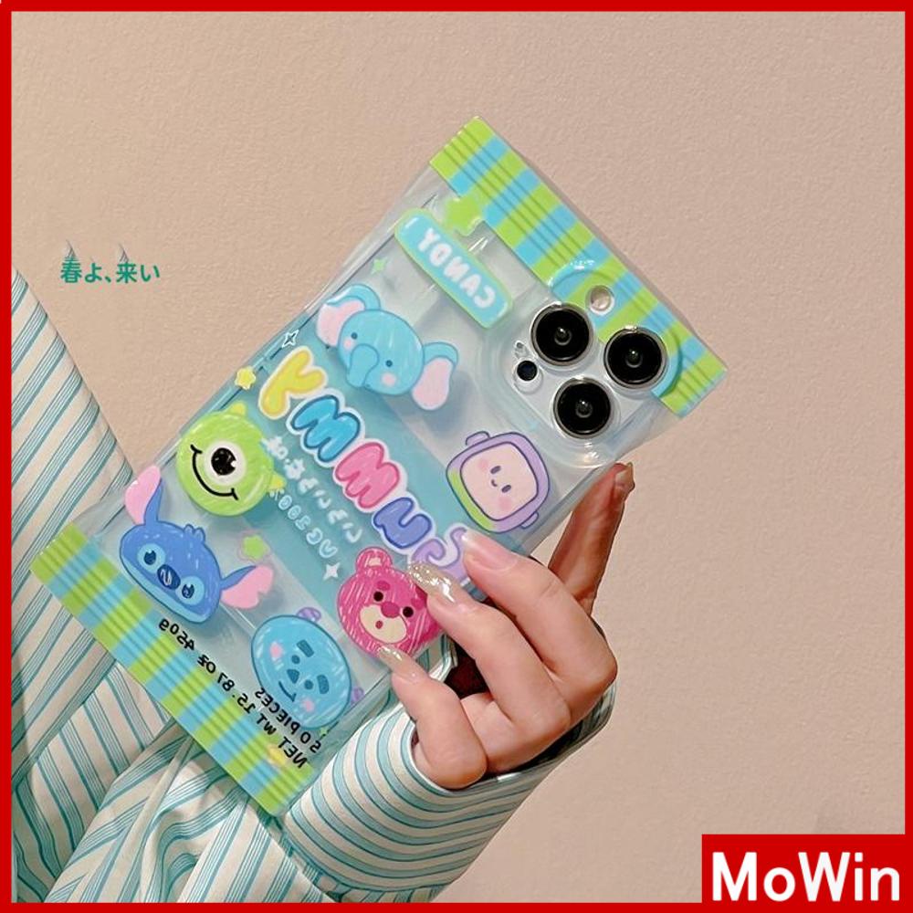 For iPhone 14 Pro Max iPhone Case Snack Bag TPU Soft Case Clear Case Airbag Shockproof Camera Cover Cartoon Cute Compatible For iPhone 13 Pro Max 12 Pro Max 11 7plus XR
