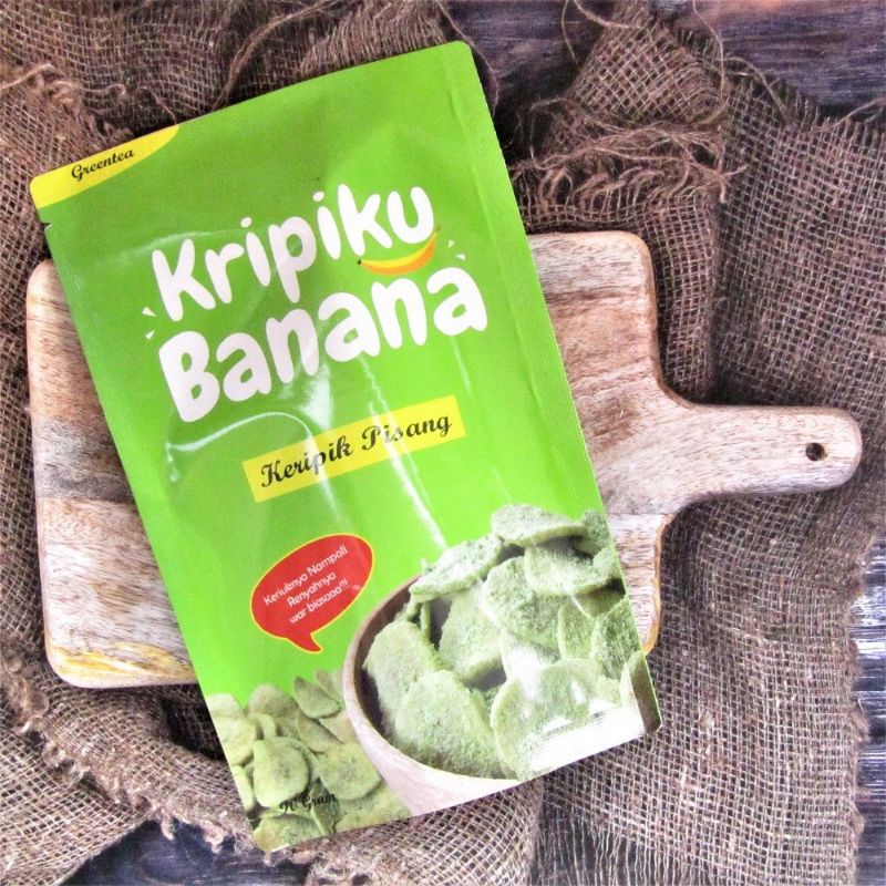 

1 PCS/90 GRAM KRIPIKU BANANA RASA GREENTEA