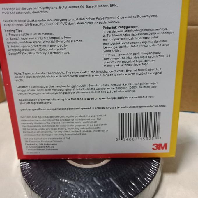 

Garansi Hemat 3M Isolasi Listrik Scotch 23 Rubber Splicing Tape