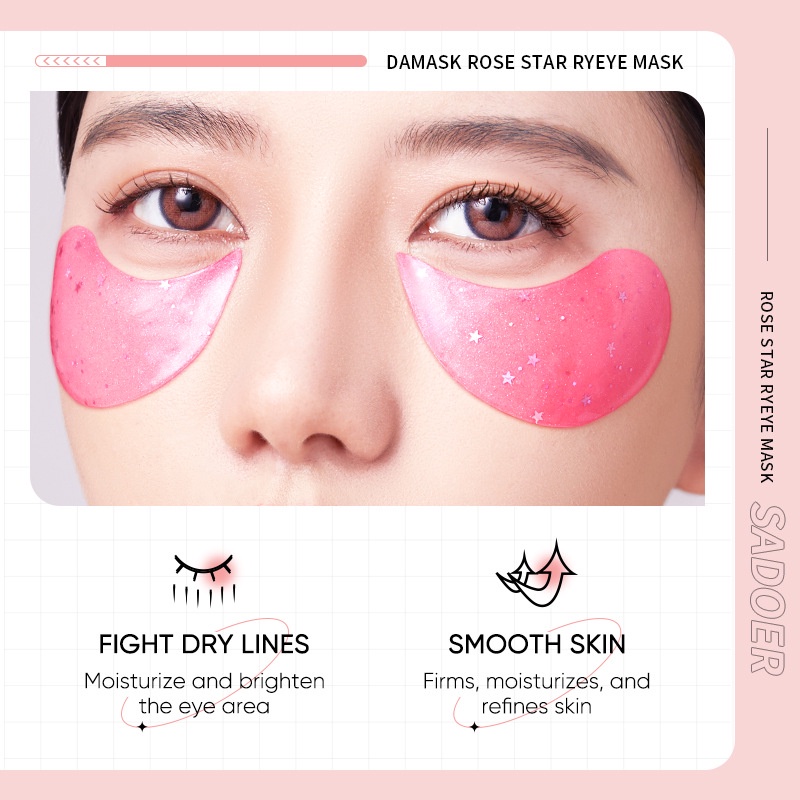 SADOER Starry Eye Mask | Moisturizing | Moisturizing Eye Care | Eye Mask | Masker Mata | BISA COD - MURAH