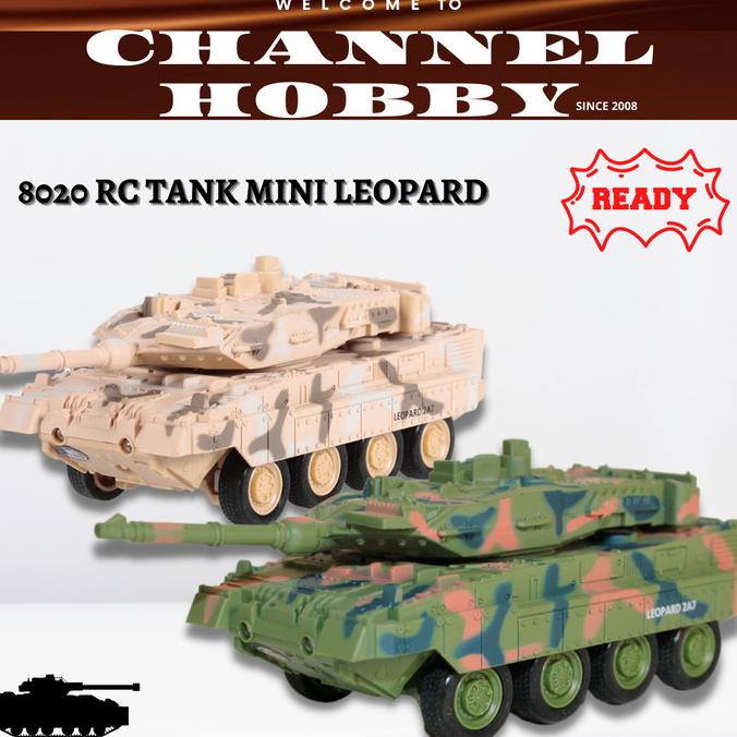 RC Tank Mini Leopard 8020 / RC Car Tank Mini / Mainan Anak