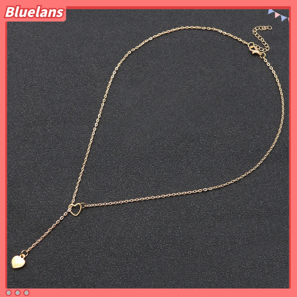 Bluelans Necklace Heart Pendant Women Chain Necklace Jewelry