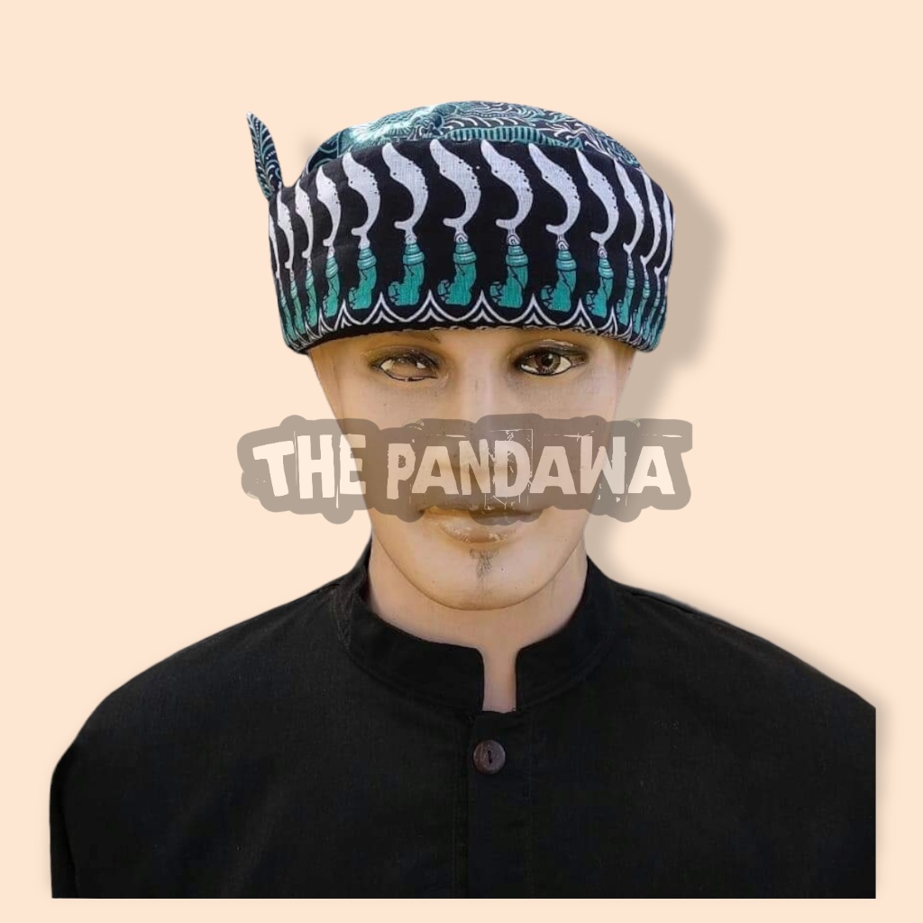 Iket Candra Sumirat ( instan ) iket Candra sumirat praktis motif kujang - iket sinda  sorban Candra 