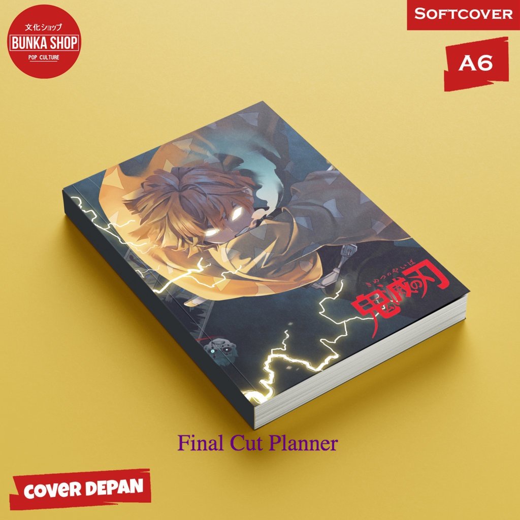 

Pocket Note Kimetsu No Yaiba 2 Softcover A6 Buku Tulis Catatan Notes Agenda Planner Jurnal