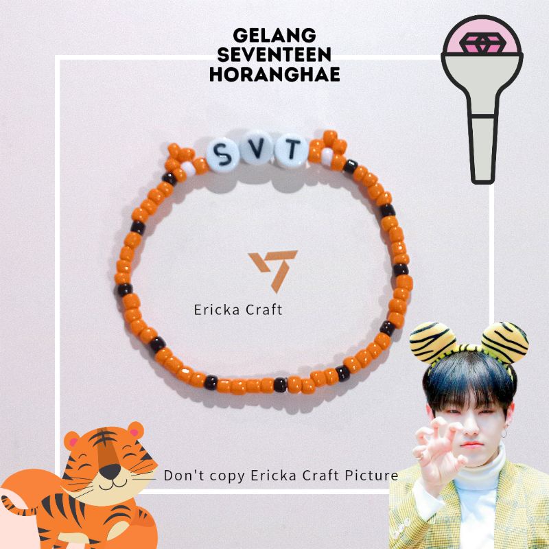 GELANG SEVENTEEN SVT HORANGHAE SEBONG MANIK MANIK HOSHI WOOZI SCOUPS MINGYU JUN DK JEONGHAN JOSHUA T