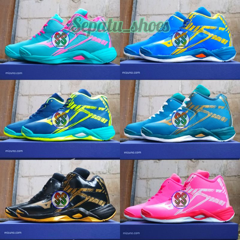 Sepatu Mizuno Thunder Blade 3 Wanita Sepatu Olahraga Volly Voli Mizuno Cewek Sepatu Voli Mizuno Thun