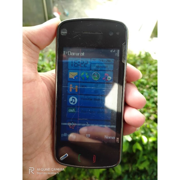 Nokia N97 hp jadul langka minus gerat masih normal jual murah aja