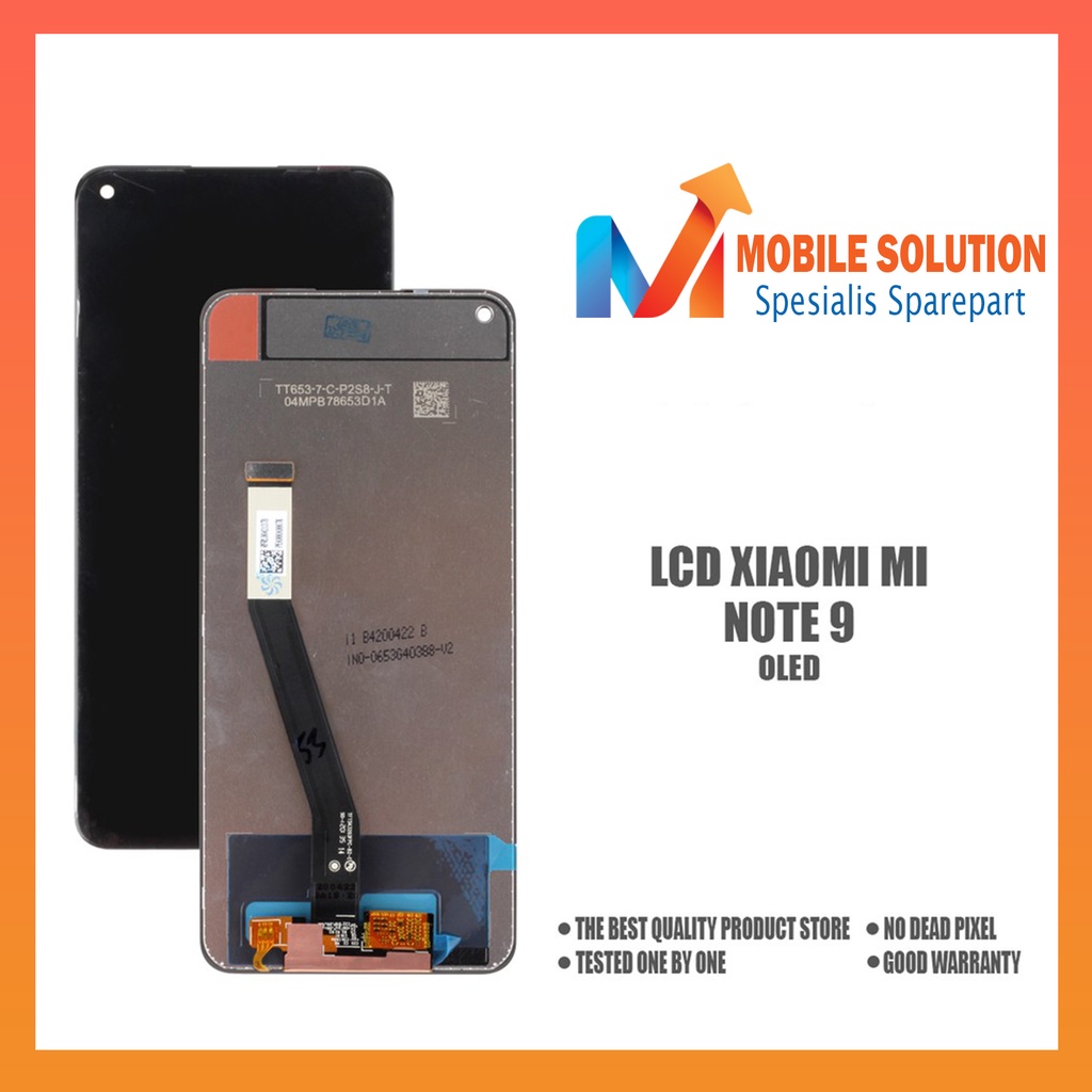 Grosir LCD Xiaomi Redmi Note 9 Fullset Touchscreen Original 100% GARANSI 1 bulan + packing / BUbbel