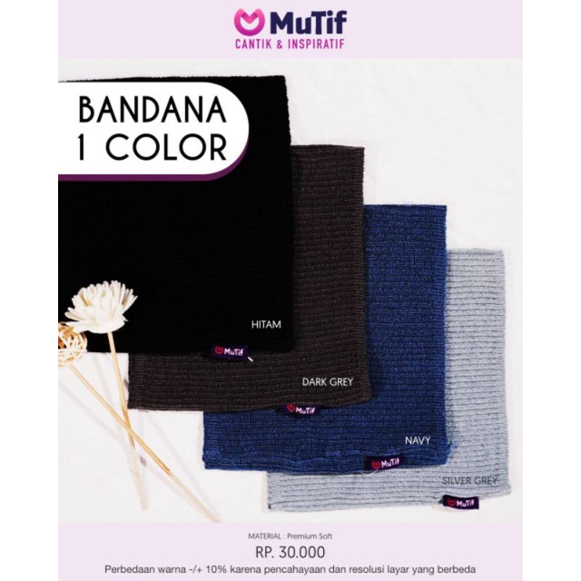 AKSESORIS BANDANA MUTIF