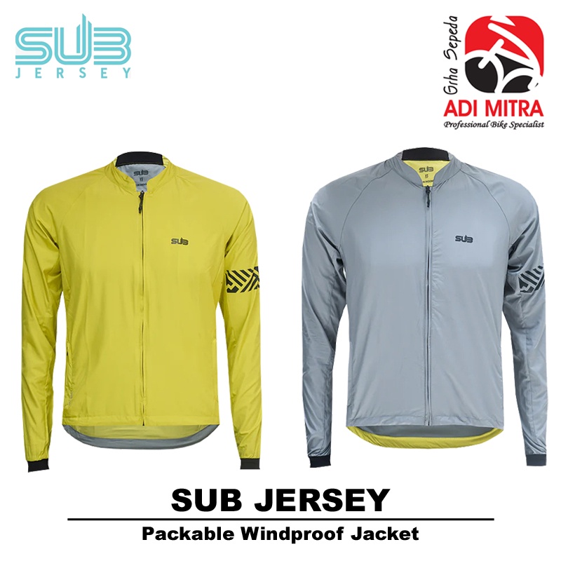 SUB Jersey Jacket Windproof Packable Jaket Sepeda