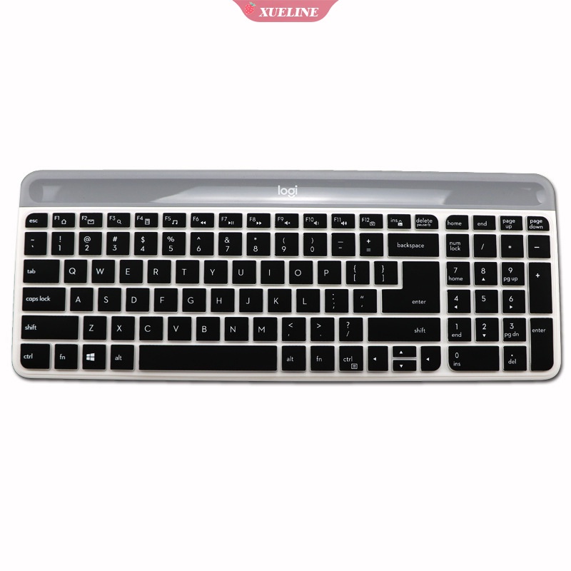 Logitech MK470 K580 film Pelindung keyboard desktop Bahan Silikon ultra Tipis Anti Debu 15 &quot;(ZXL)