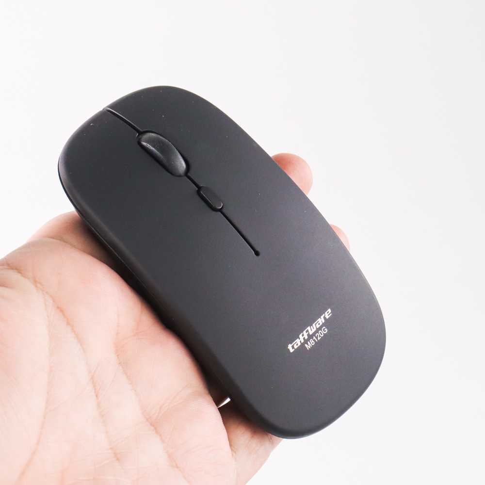 Mouse Bluetooth 5.2 &amp; Wireless 2.4G Slim Rechargeable Bisa Di Cas - M8120G