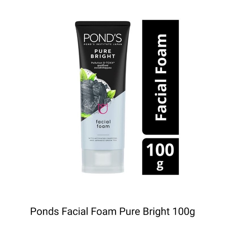 Ponds Facial Foam Pure Bright 100g
