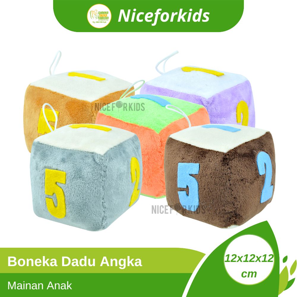 Boneka Dadu / Boneka Anak / Boneka Bentuk Dadu