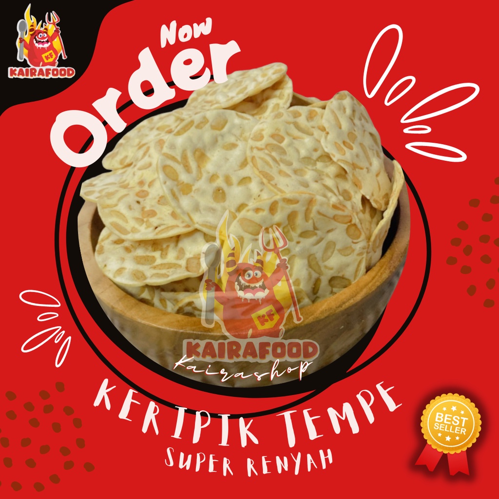 500 GR KERIPIK TEMPE RENYAH | KERIPIK TEMPE