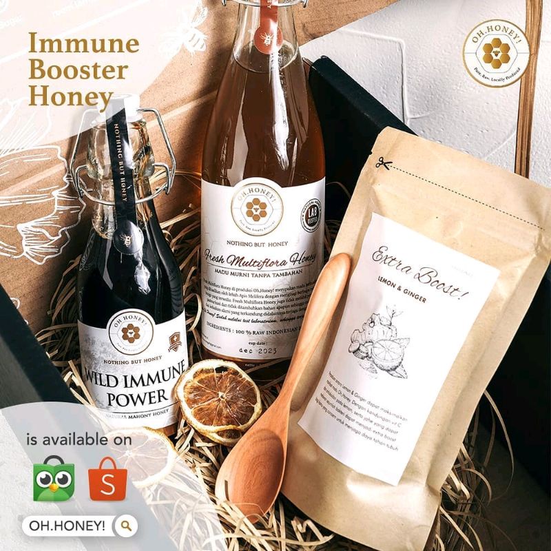 

Oh,Honey Immune Booster Bundle | Hampers Madu Murni, Hampers Madu Lemon Jahe, Hampers Madu dan Vitamin, Hampers Madu Asli, Hampers Kesehatan, Hampers Raw Honey