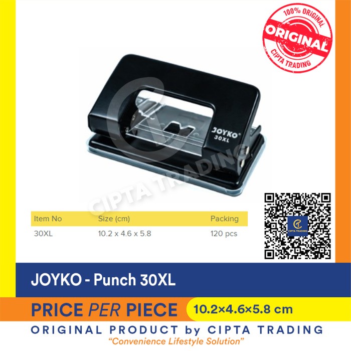 

Update Hole Puncher (Pembolong Kertas) - Joyko - 30Xl Terlaris