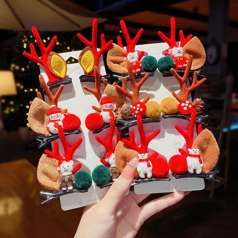 Jepitan Natal Jepitan Rambut Natalan Jepitan Rambut Jepitan Set Natal Jepitan Buat Natal Jepitan Chr